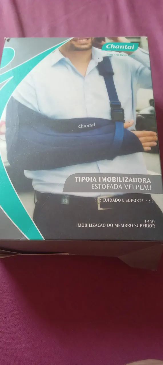 Tipoia imobilizadora  estofada dupla