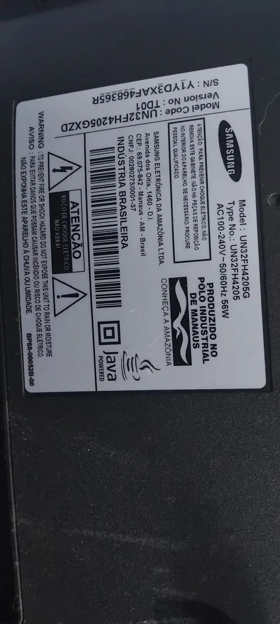 TV SAMSUNG 32 POLEGADAS "NAO E SMART" - Foto 3