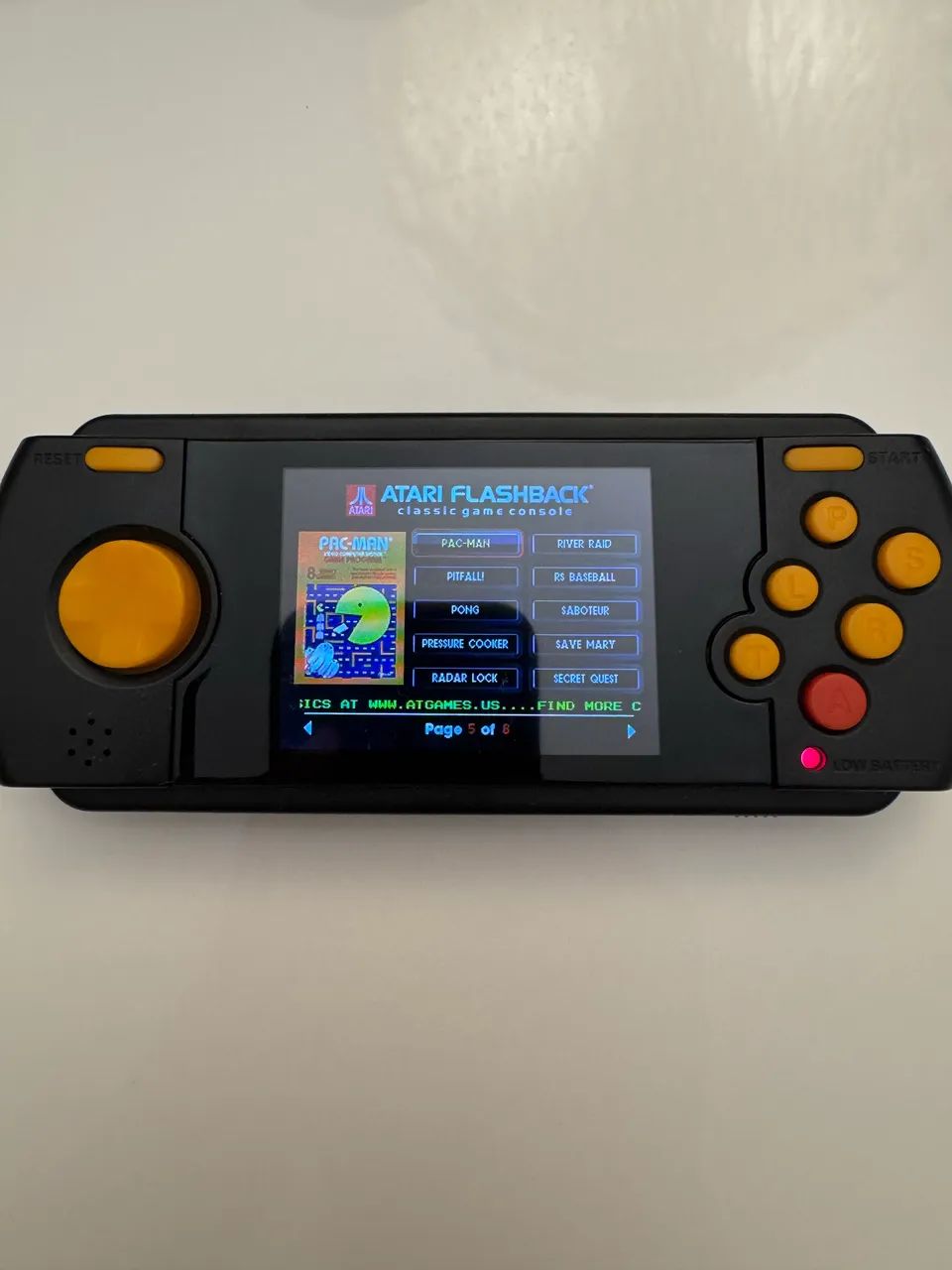  Atari Flashback Portátil com +80 Jogos Clássicos e carregador!