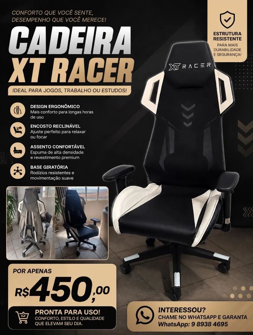 Cadeira gamer - Foto 5