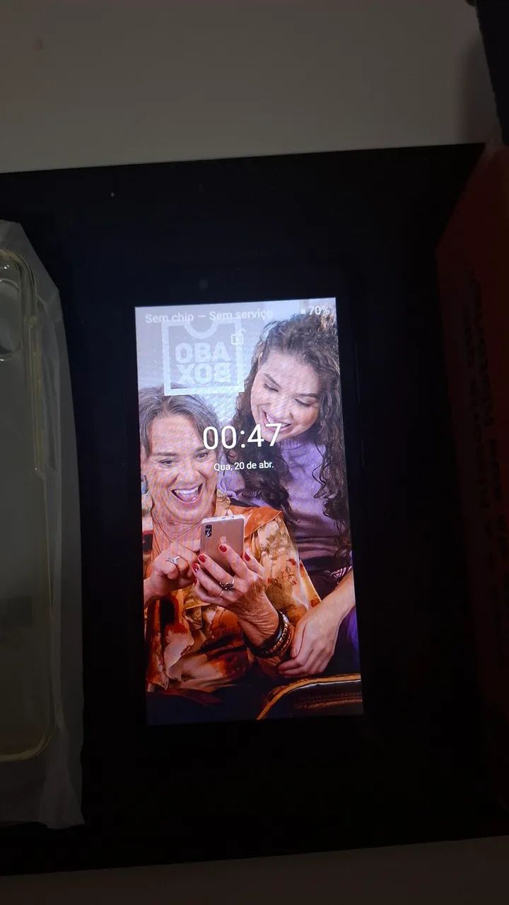 OBA BOX - celular com a caixa, capinha e pelicula - Foto 5