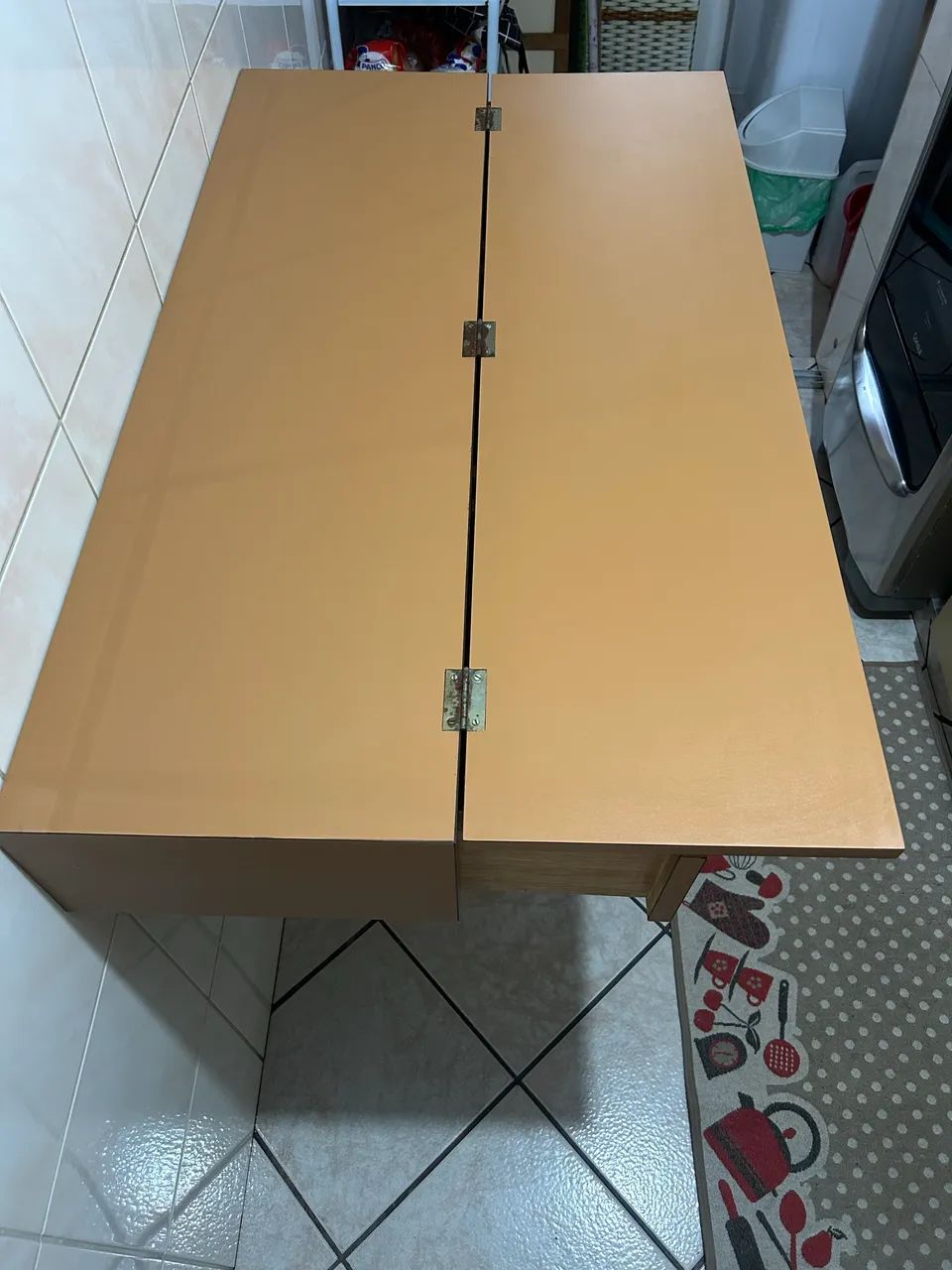 Mesa retrátil com gavetas para cozinha - Foto 2