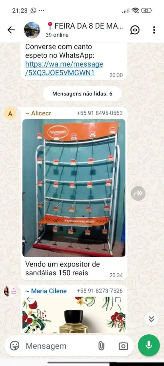 Vendo um expositor de sandálias 