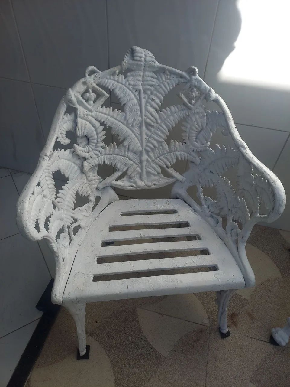 Vendo conjunto de cadeiras de ferro - Foto 5
