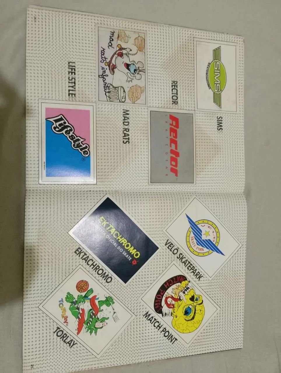 ÁLBUM DE FIGURINHAS OVERALL SKATE STAMPS COMPLETO EM ÓTIMO ESTADO DE CONSERVAÇÃO ANOS 80 - Foto 4