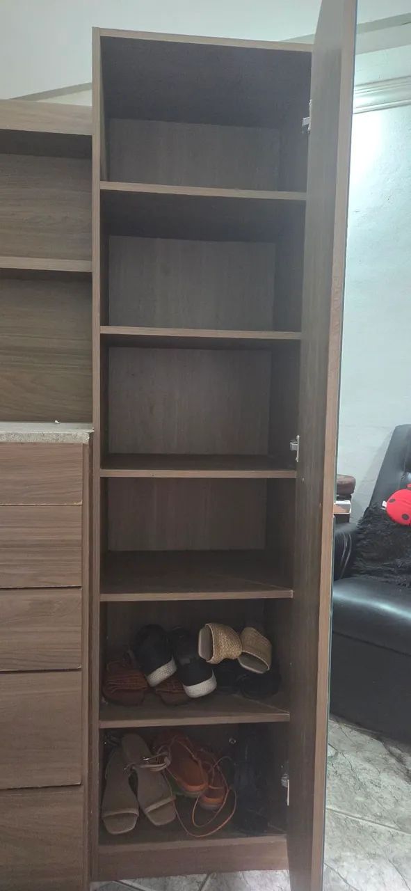 Cômoda com espelho e sapateiro  - Foto 4