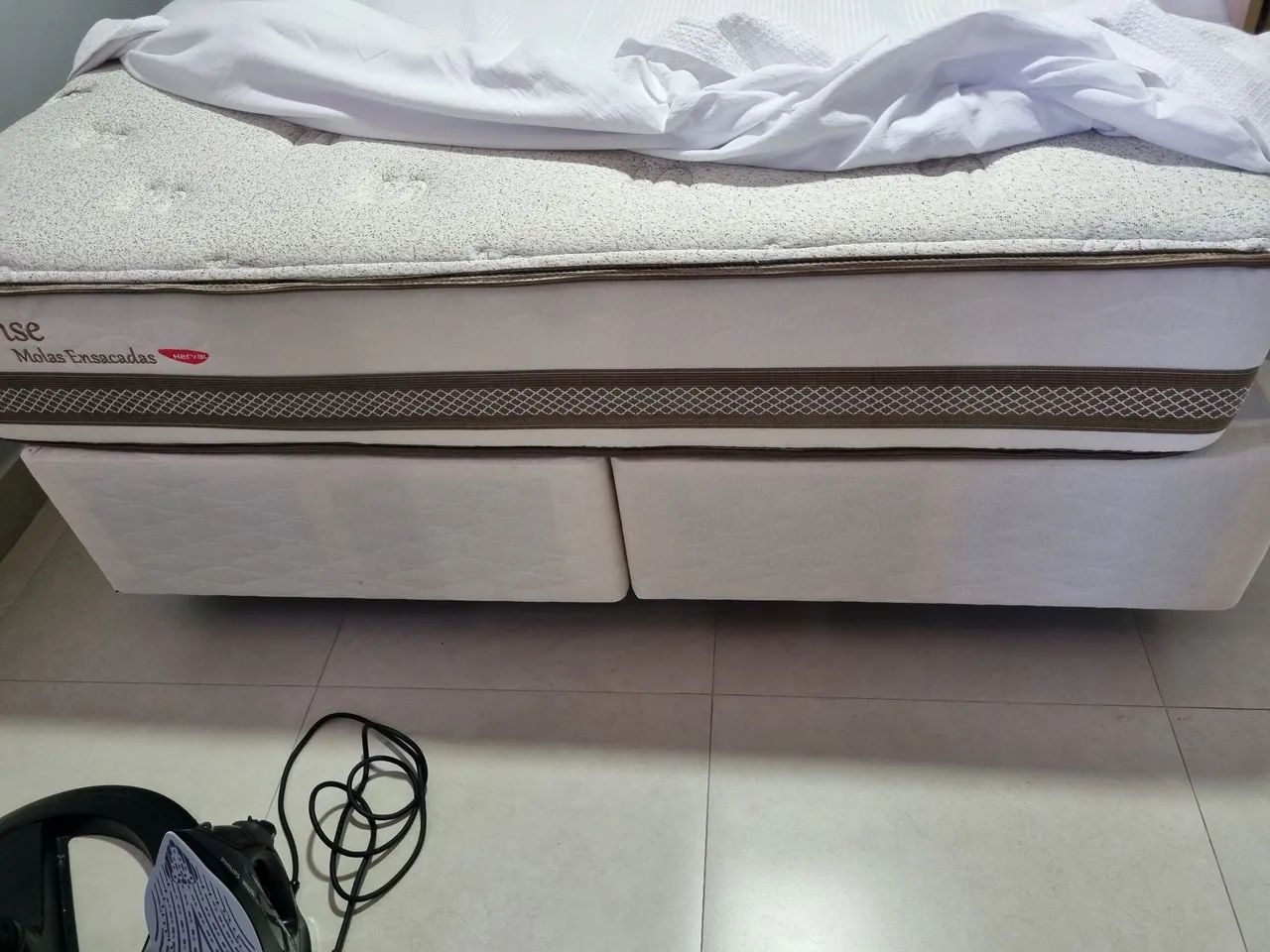 Cama Box queen Bipartida Herval  - Foto 4