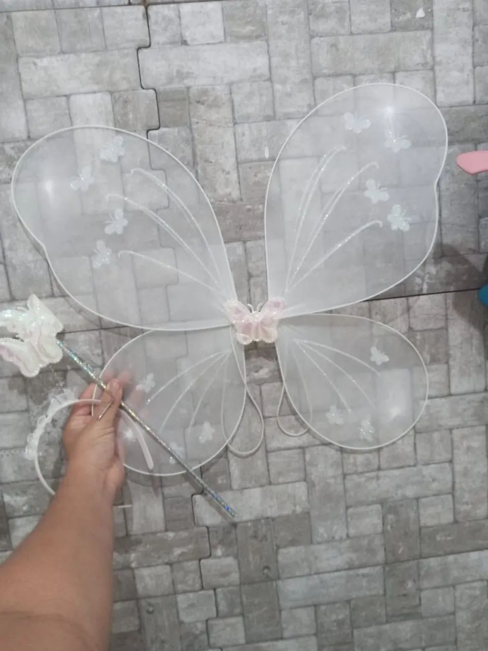 Asa de borboleta infantil