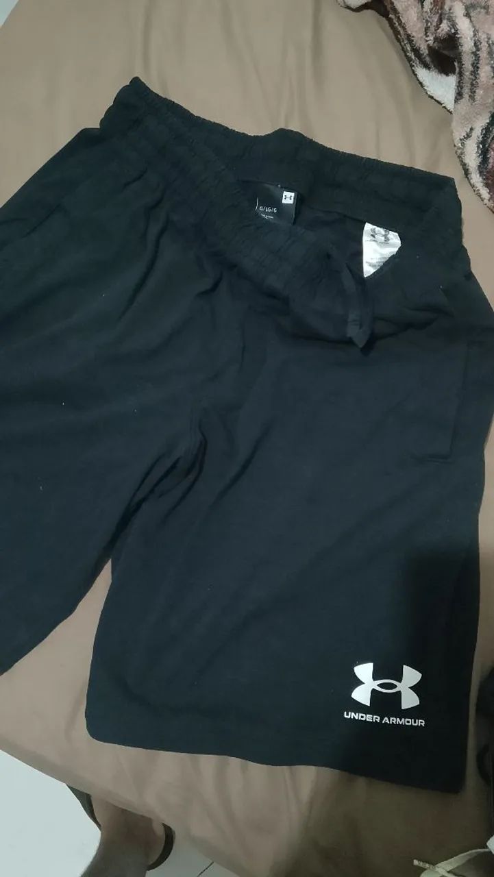 Bermuda moletom under Armour original 