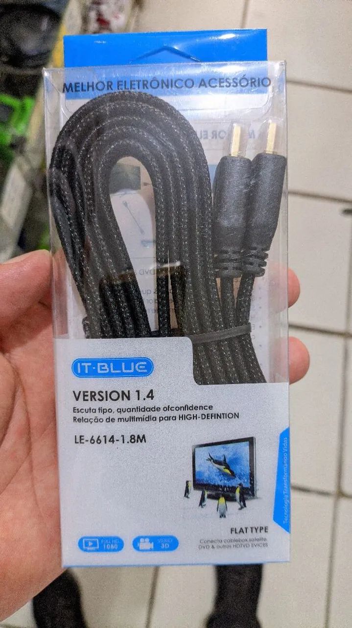 Cabo HDMI It BLUE 1,8 metros 