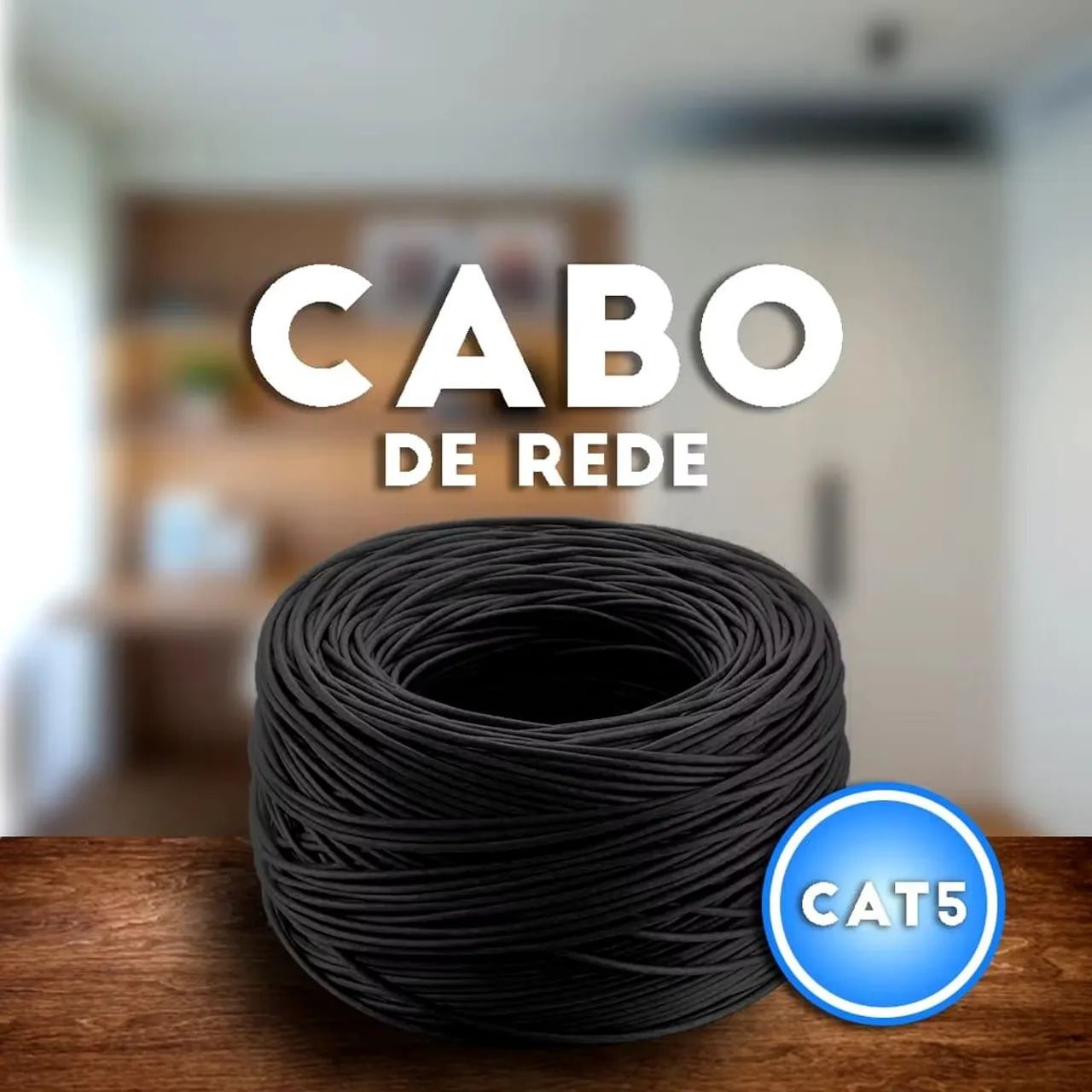 Cabo de rede de internet 40 ou 50 metros - Foto 2