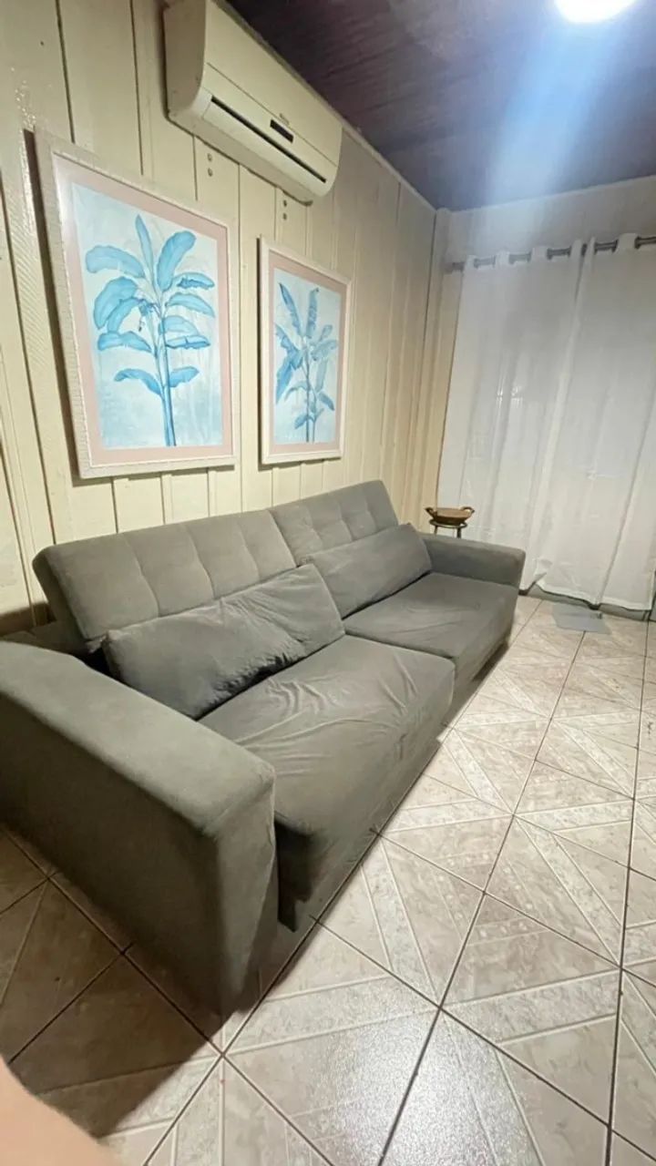 Sofá retrátil 4 lugares
