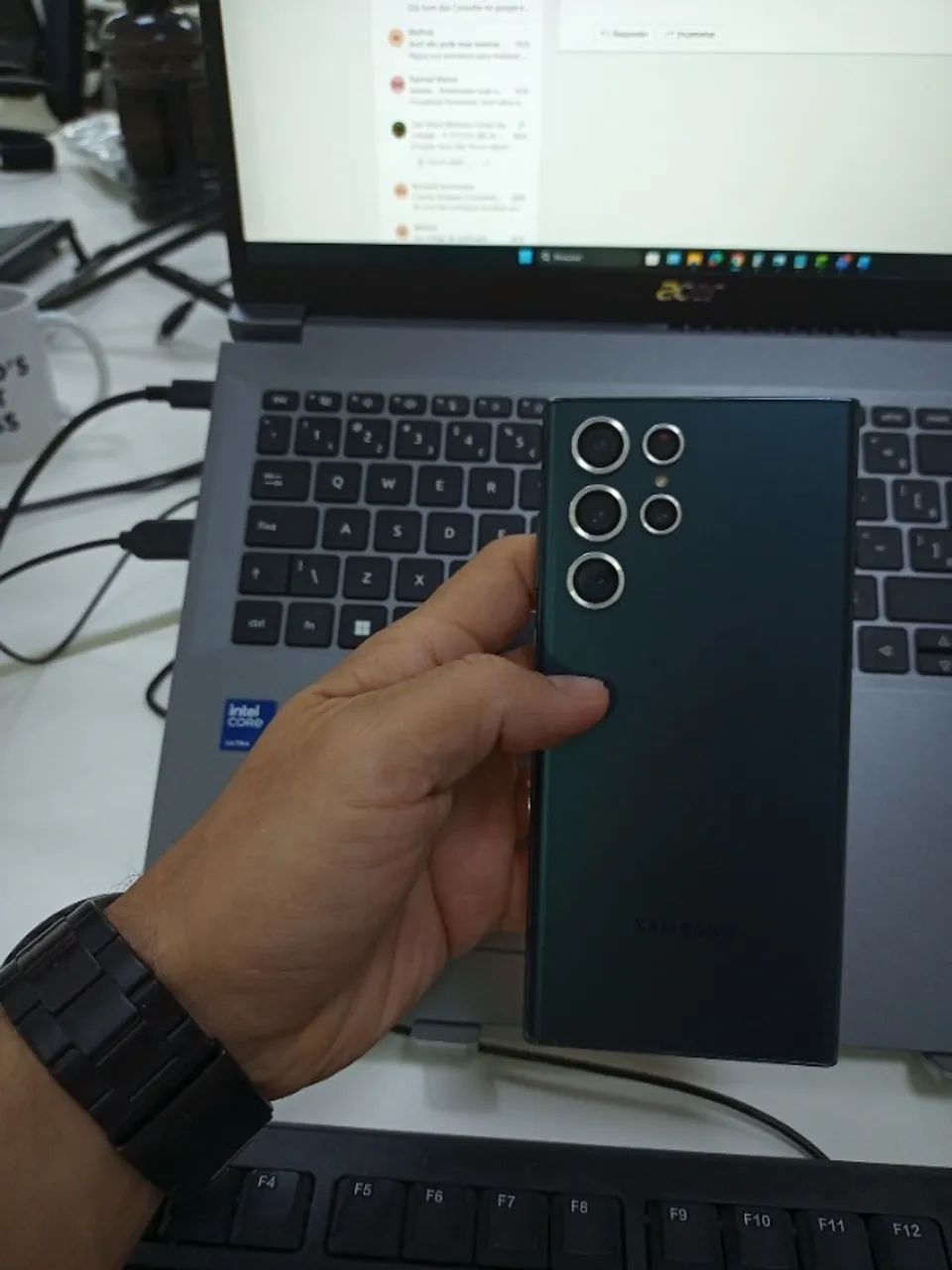 S22 Ultra - Vendo ou Troco - LEIA COM ATENÇÃO - Foto 3
