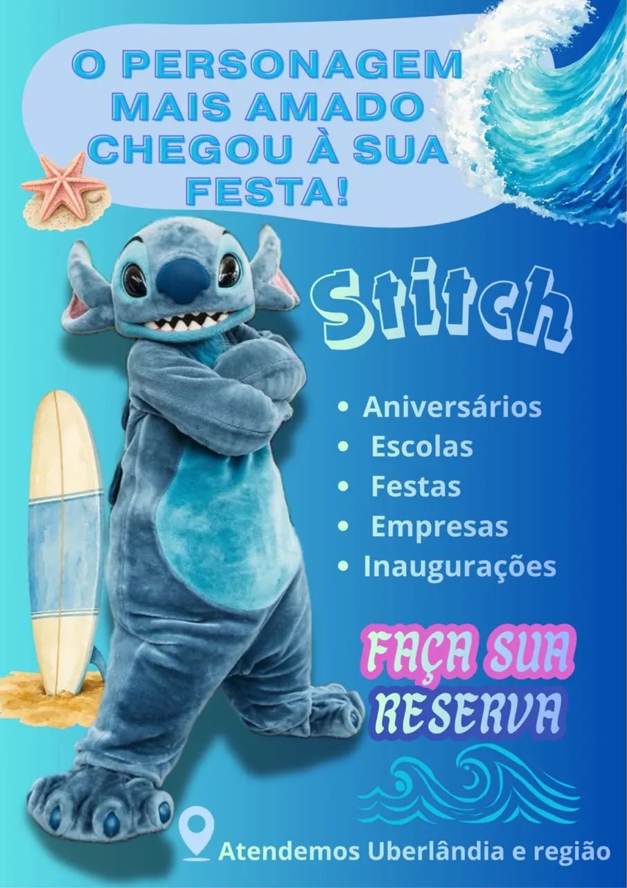 Stitch para seu evento! 