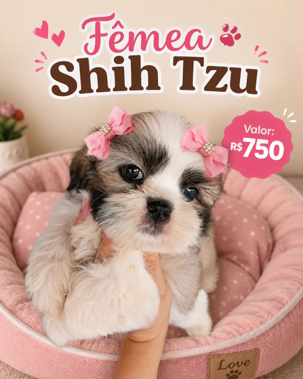 Filhote de Shitzu 