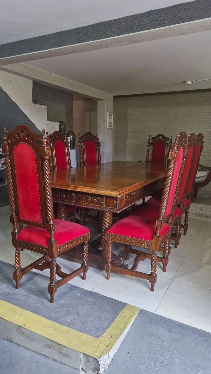Conjunto de Mesa de jantar e cadeiras 