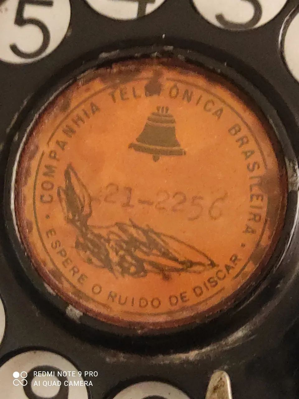 Telefone antigo,de disco,Leia: - Foto 2