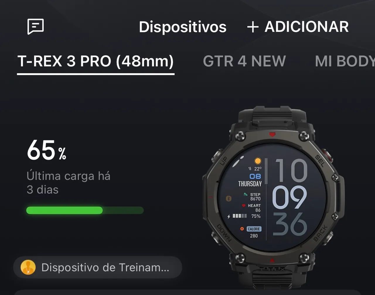 Amazfit T-Rex 3 PRO IMPECÁVEL - Foto 3