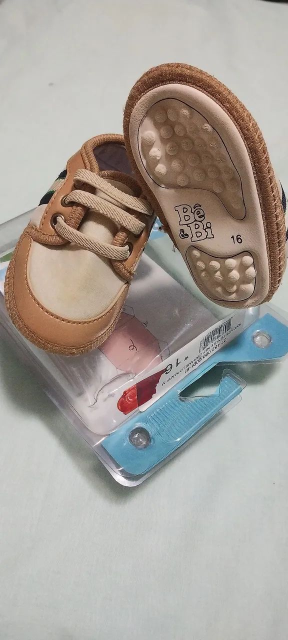 Sapato infantil menino confortável Tam 16