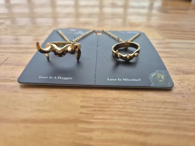 Kit 2 Colares Coroas Loki E Sylvie. Original Disney Salesone - Foto 2