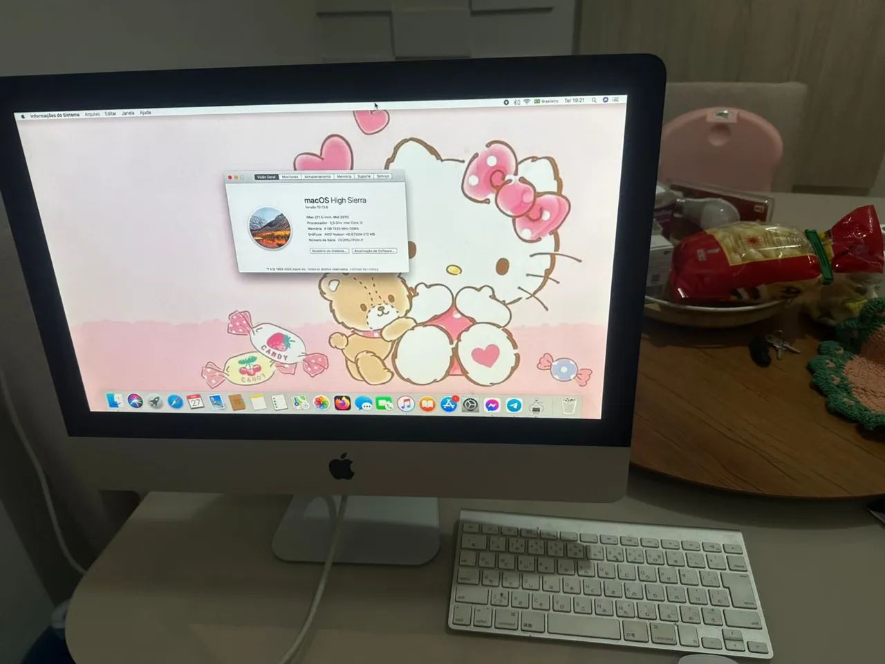 iMac 21.5 - Mid 2011- Apple - Computadores e Desktops - Jardim