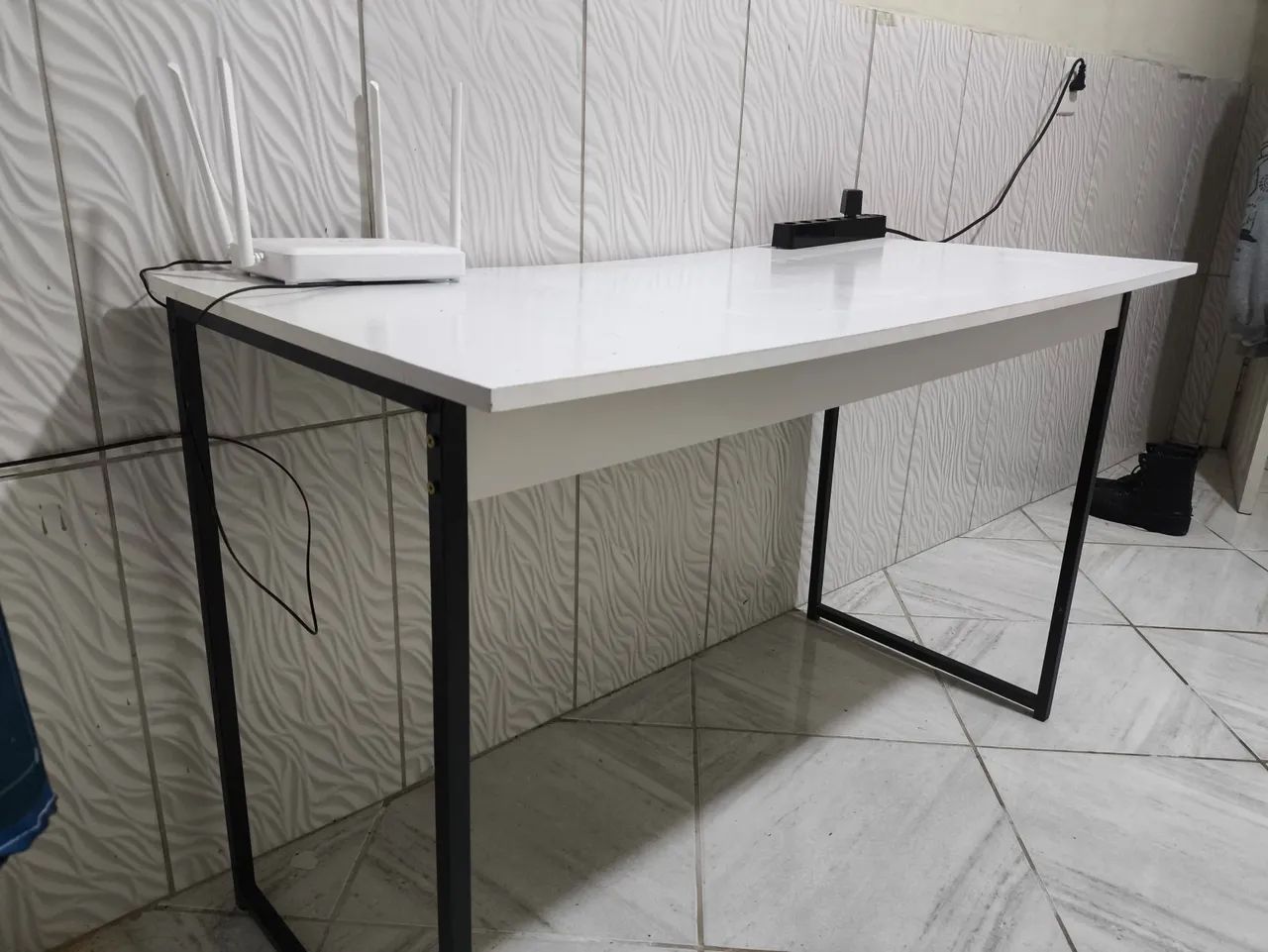 Mesa industrial branca - Foto 4