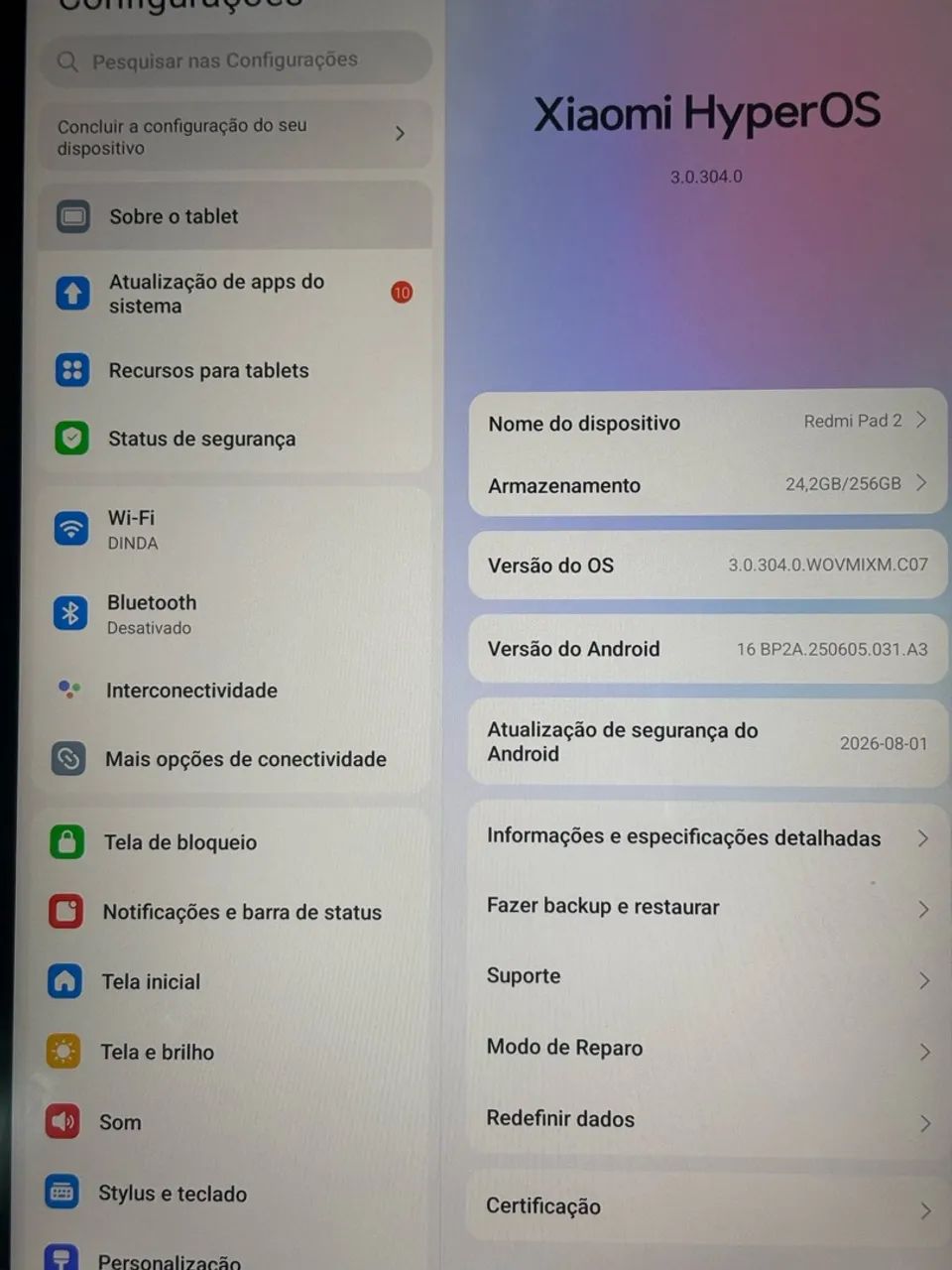 REDMI PAD 2 - 256 GB E 8 GB DE RAM - Foto 4