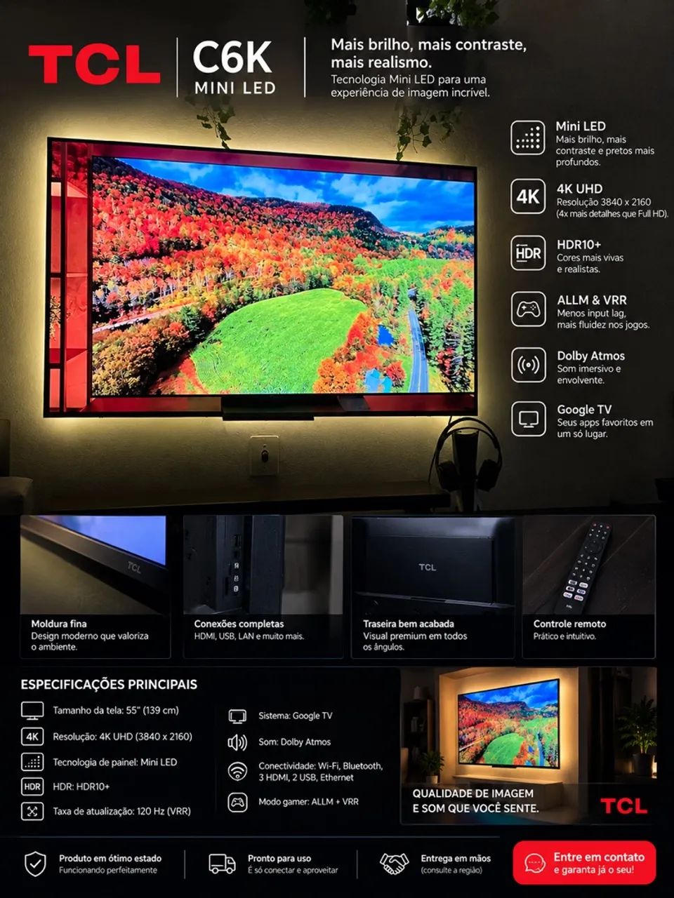 Tv TCL c6k  - Foto 3
