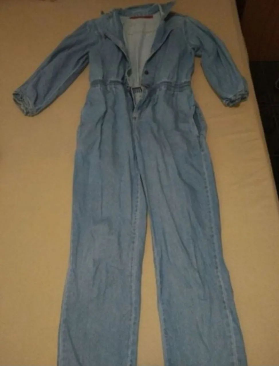 Macacão Jeans Feminino P