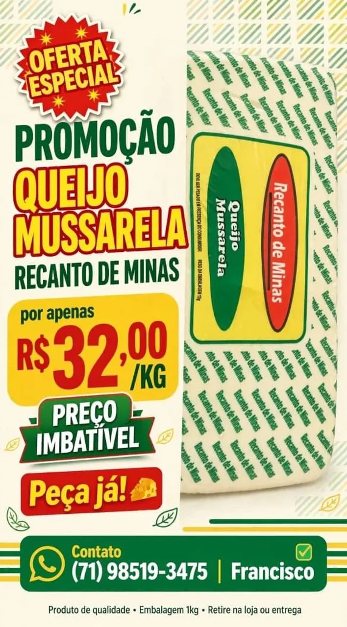 Queijo mussarela 
