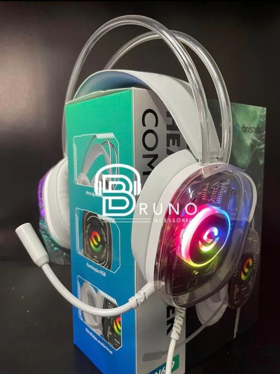 Headset Gamer led rgb