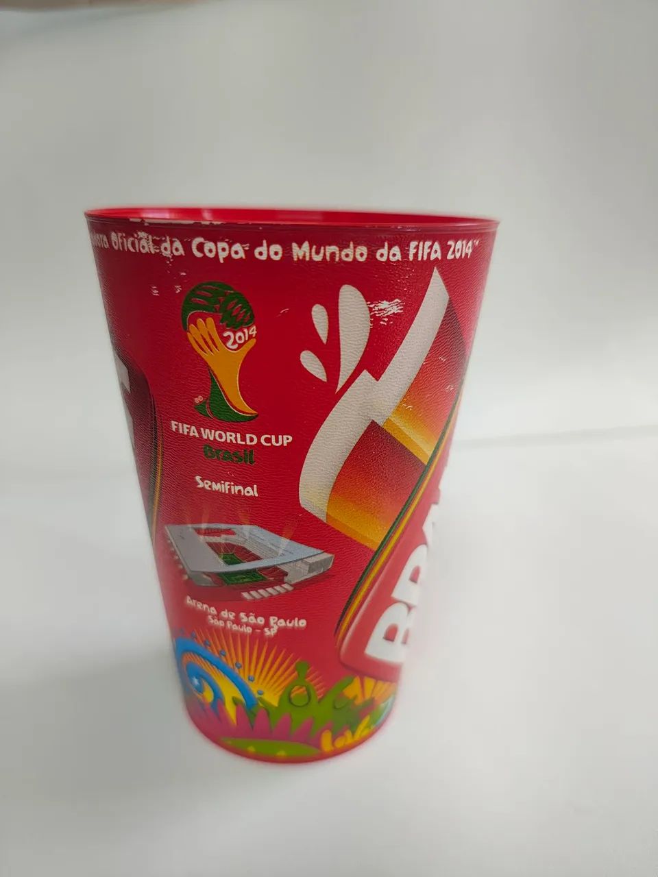 Copo colecionável Semi final copa do mundo 2014 kit com 3 copos e 1 brinde - Foto 5