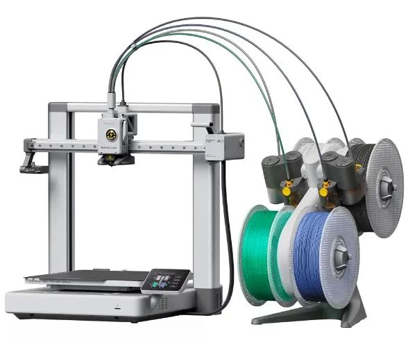 Impressora 3D NOVA Bambu Lab A1 Combo AMS Lite Alta Velocidade e Precisão