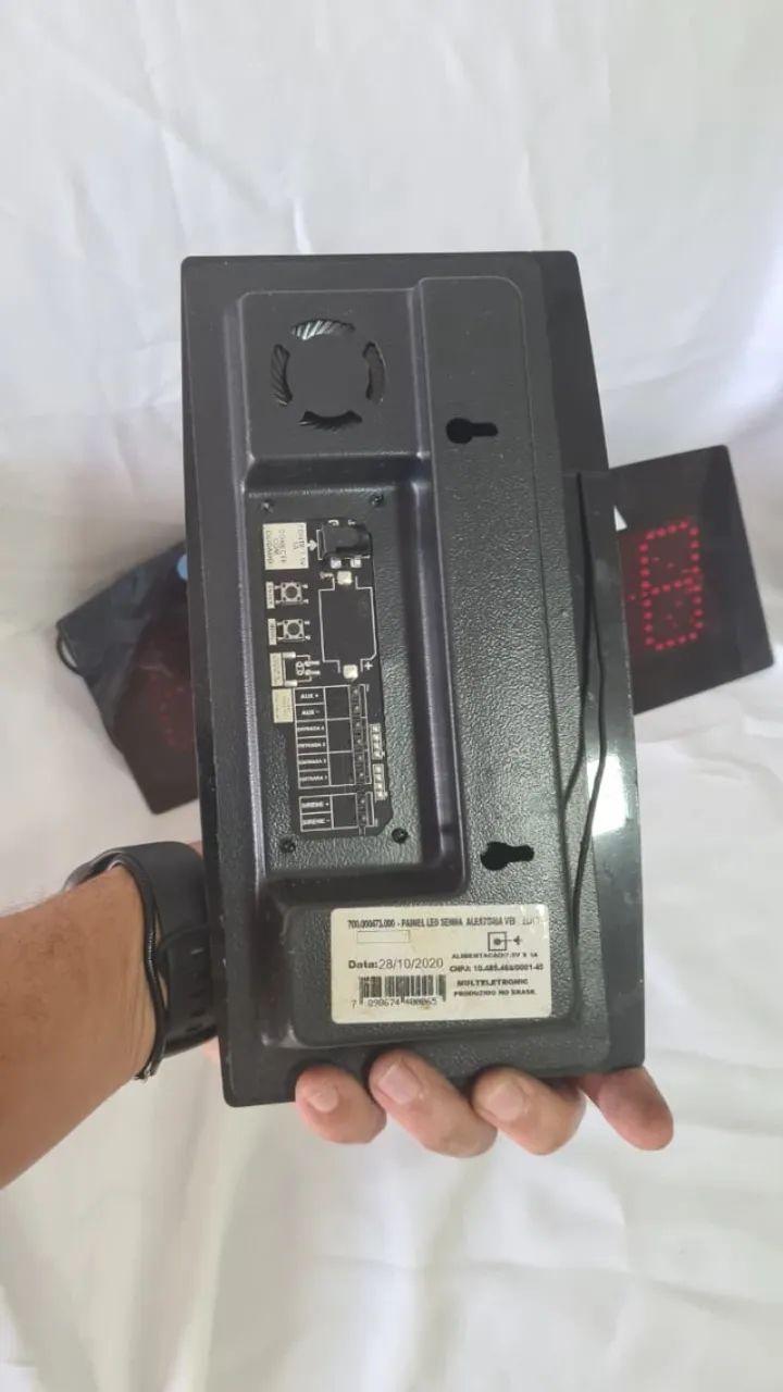 3 PAINEIS LED SENHA MULTELETRONIC - Foto 3