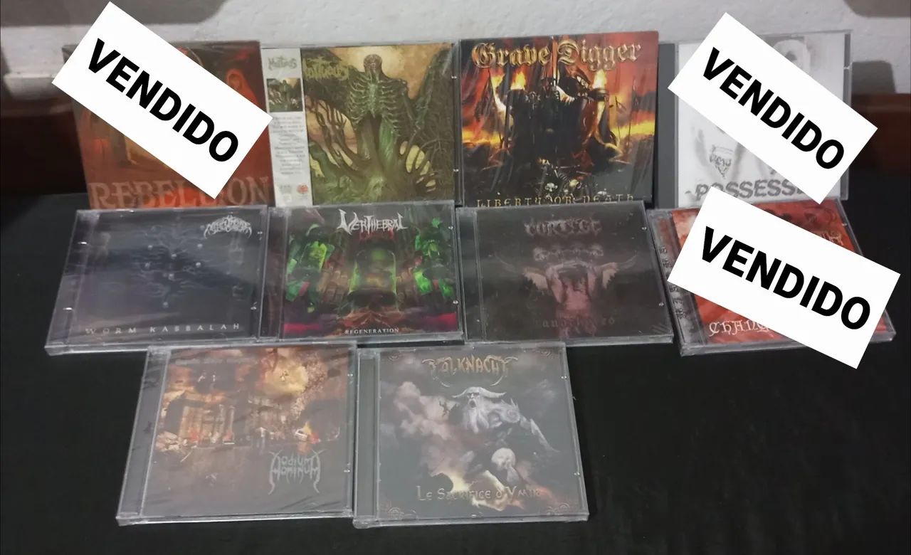 CDs de Metal Lacrados