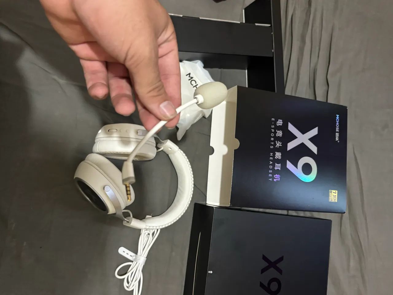 Fone Headset sem fio Mchose x9 - Foto 4