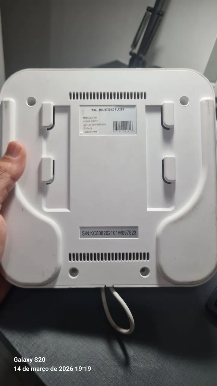 Leitor de cd portátil com Bluetooth e rádio  - Foto 4