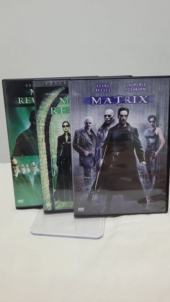 DVDS TRILOGIA MATRIX 1,2 E 3
