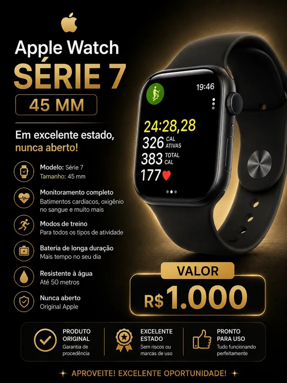 Apple Watch série 7 45mm GPS
