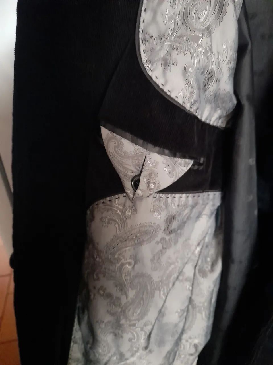 BLAZER SLIM FIT de veludo Preto  - Foto 5