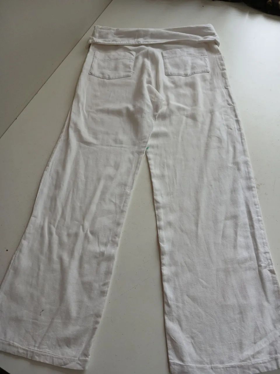 Calça branca lindo c algodão T.40 - Foto 2