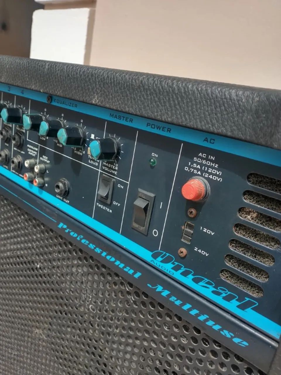 Amplificador , caixa multiuso grande e potente