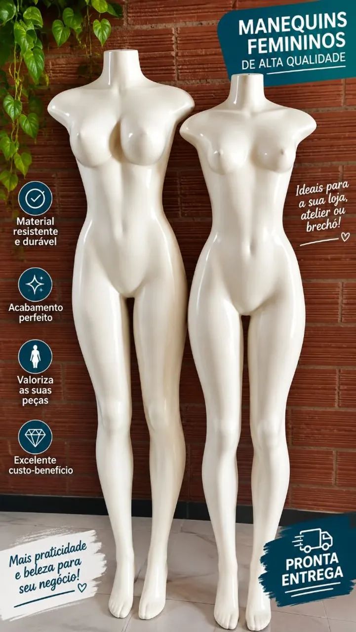 Manequins feminino pra loja 