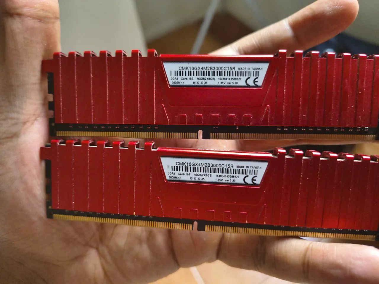 Memória vengeance DDR4 2x8 16GB 3000 Mhz