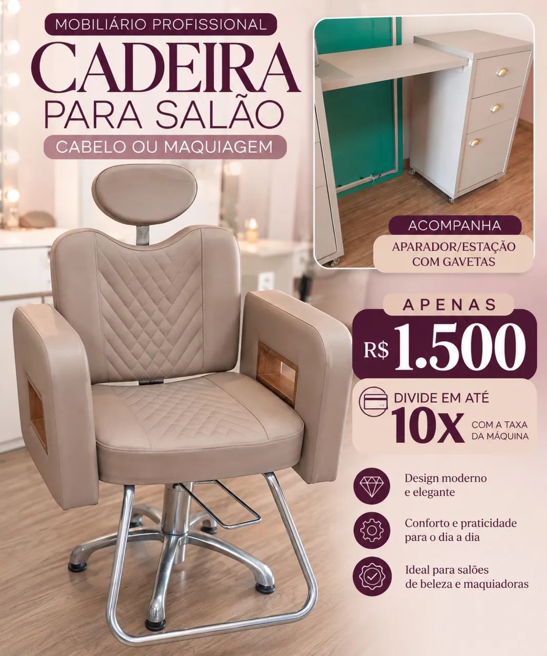 Móveis para salão - Foto 2