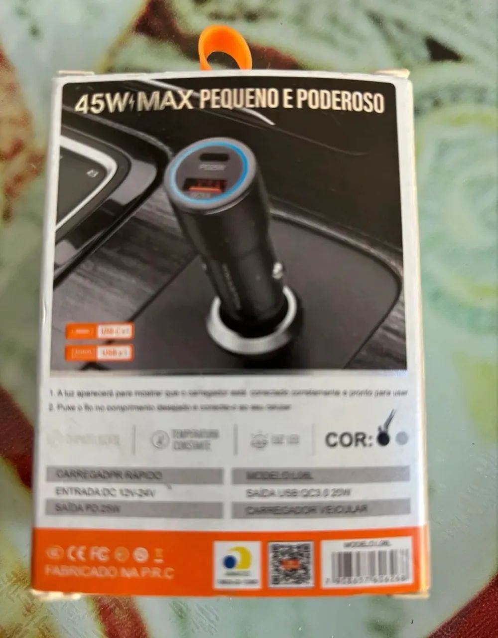 Carregador H'MASTON 45W USB e Tipo-C - Foto 2