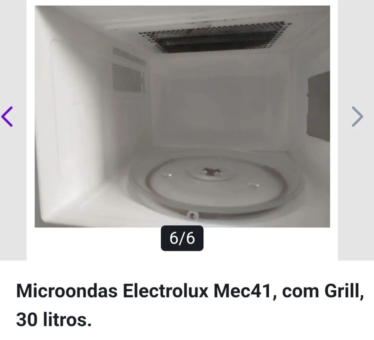 Usado microndas 