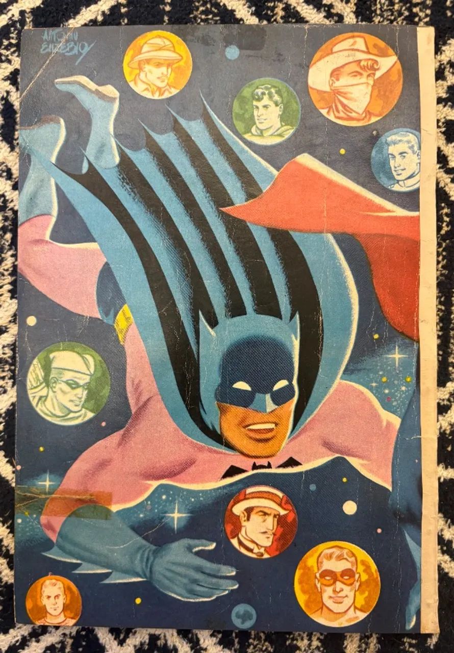 Almanaque Superman e Batman 1955 REFILADO EBAL - Foto 2