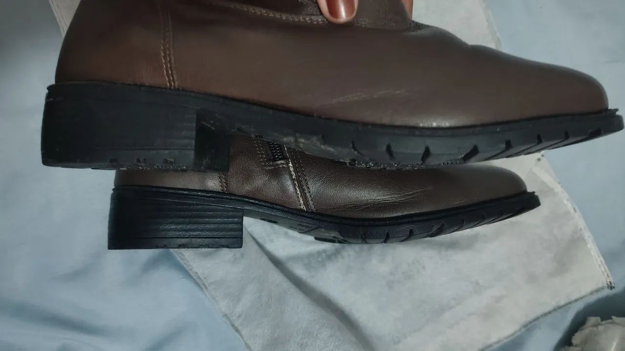 Linda Bota de Couro 38 - Foto 5