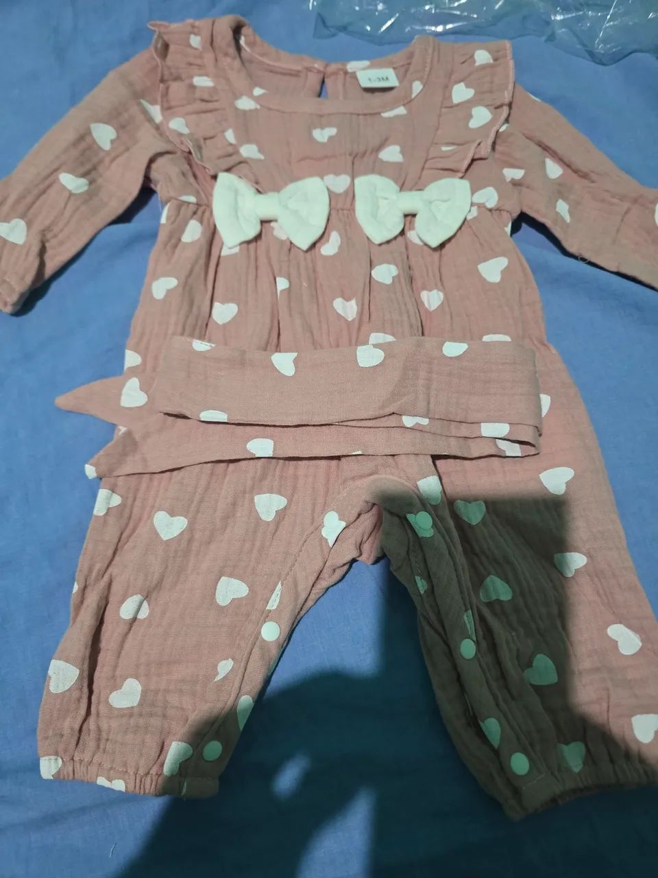 Macacão 1-3 meses .bebê menina 